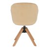 Otočné kreslo - DALIO, Béžová látka – detail 5