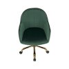 Luxusné kreslo - EROL, Zelená zamatová látka – detail 8