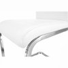Jedálenská stolička - VATENA, Biela ekokoža – detail 5