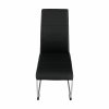 Jedálenská stolička - VATENA, Čierna ekokoža – detail 13