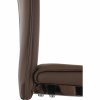 Jedálenská stolička - TOSENA, Hnedá ekokoža – detail 4
