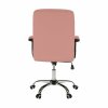 Kancelárska stolička - RULIS, Ružová ekokoža – detail 5