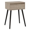Príručný stolík – ALYSANDRA, Dub/čierna