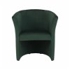 Klubové kreslo - CUBA, Smaragdová látka – detail 9