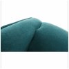 Ušiakové kreslo - BREDLY, Tyrkysová látka – detail 6