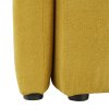 Klubové kreslo - ROSE, Žltá látka – detail 10