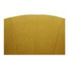 Klubové kreslo - ROSE, Žltá látka – detail 11