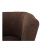 Klubové kreslo - ROSE, Hnedá látka – detail 18
