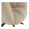 Otočné kreslo - KOMODO, Béžová látka – detail 19