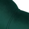 Luxusné kreslo - NOBLIN, Smaragdová zamatová látka – detail 14