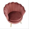 Luxusné kreslo - NOBLIN, Ružová zamatová látka – detail 15