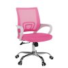 Kancelárska stolička - SANAZ, Ružová sieťovina – detail 11