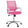 Kancelárska stolička - SANAZ, Ružová sieťovina – detail 12