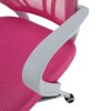 Kancelárska stolička - SANAZ, Ružová sieťovina – detail 5