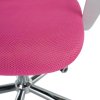 Kancelárska stolička - SANAZ, Ružová sieťovina – detail 6