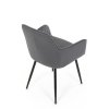 DCH 215%20GREY4 Jedalenska stolicka ARNO Siva zamatova latka 8