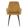 DCH 215%20YEL4 Jedalenska stolicka ARNO Zlta zamatova latka 3