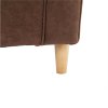 Ušiakové kreslo - CHARLOT, Hnedá látka – detail 2
