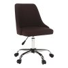 Kancelárska stolička - EDIZ, Hnedá látka – detail 13