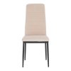 Jedálenská stolička - COLETA, Béžová zamatová látka – detail 10