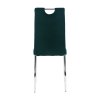 Jedálenská stolička - OLIVA, Smaragdová zamatová látka – detail 11