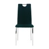 Jedálenská stolička - OLIVA, Smaragdová zamatová látka – detail 13