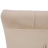 Jedálenská stolička - SALOMA, Béžová zamatová látka – detail 10