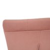 Jedálenská stolička - SALOMA, Ružová zamatová látka – detail 9