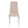 Jedálenská stolička - GERDA, Béžová zamatová látka – detail 4
