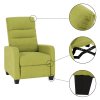 Polohovacie kreslo - TURNER, Zelená látka – detail 15