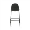 Barová stolička - MARIOLA, Tmavosivá látka – detail 5