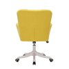 Kancelárske kreslo - LOREL, Žltá látka – detail 2