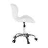 Kancelárska stolička - ARGUS, Biela ekokoža – detail 13