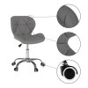 Kancelárska stolička - ARGUS, Sivá ekokoža – detail 2