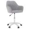 Kancelárske kreslo - SANTY, Sivá látka – detail 3