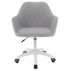 Kancelárske kreslo - SANTY, Sivá látka – detail 5