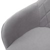Kancelárske kreslo - SANTY, Sivá látka – detail 7