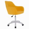 Kancelárske kreslo - SANTY, Žltá látka – detail 11