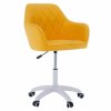 Kancelárske kreslo - SANTY, Žltá látka – detail 3