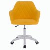 Kancelárske kreslo - SANTY, Žltá látka – detail 5