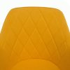 Kancelárske kreslo - SANTY, Žltá látka – detail 6