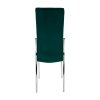 Jedálenská stolička - ADORA, Smaragdová zamatová látka – detail 9