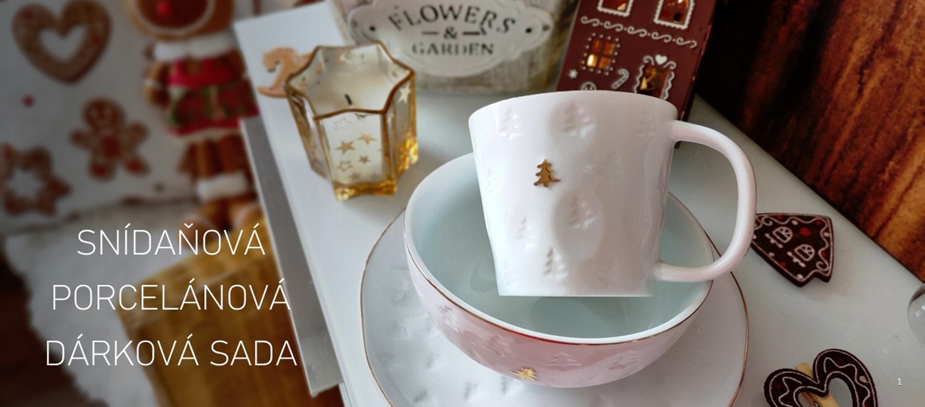 Porcelánová bílá sada