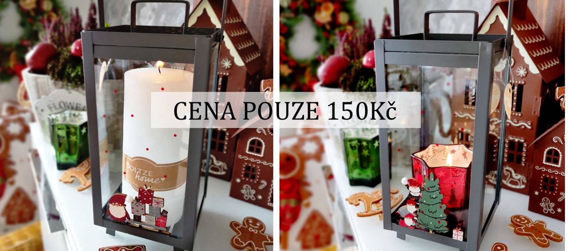 Lucerny skleněné s ouškem