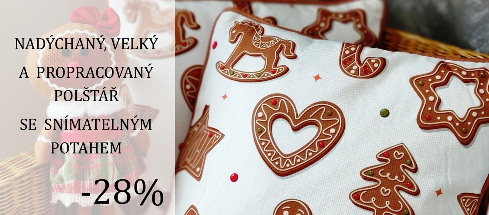 Polštář s perníčky