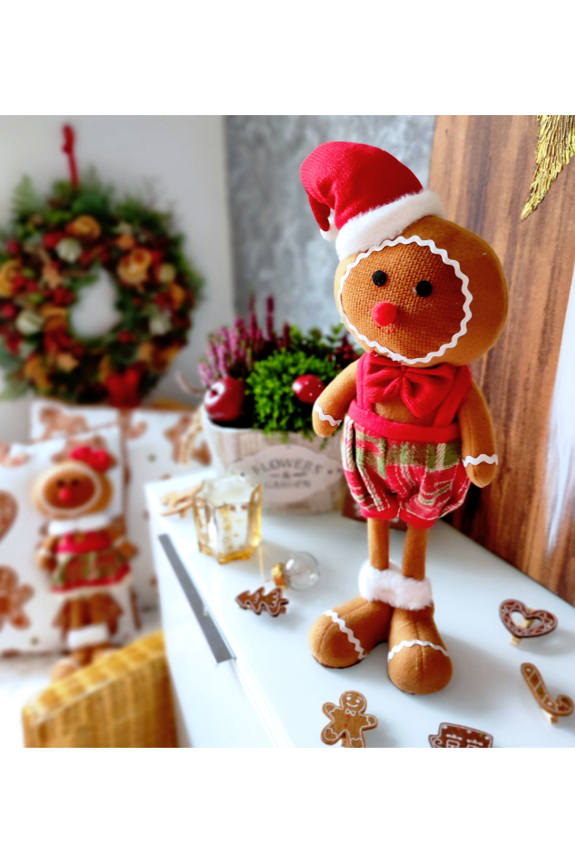 Plyšový perníček – kouzelný vánoční plyšák s vůní dětství 41cm