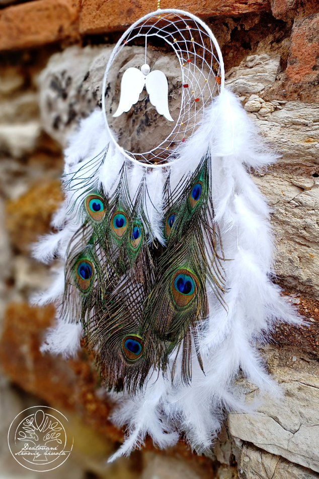 Lapač snů - Probuzení ducha s Karneolem 20x80cm