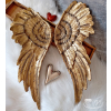 Andělská křídla pár - Zlatá záře andělů 55x40cm