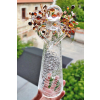 Anděl skleněný - Křišťálový strážce s tygřím okem 30cm