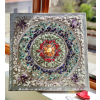 Mandala s Polodrahokamy - Čakrová harmonie 50x50cm